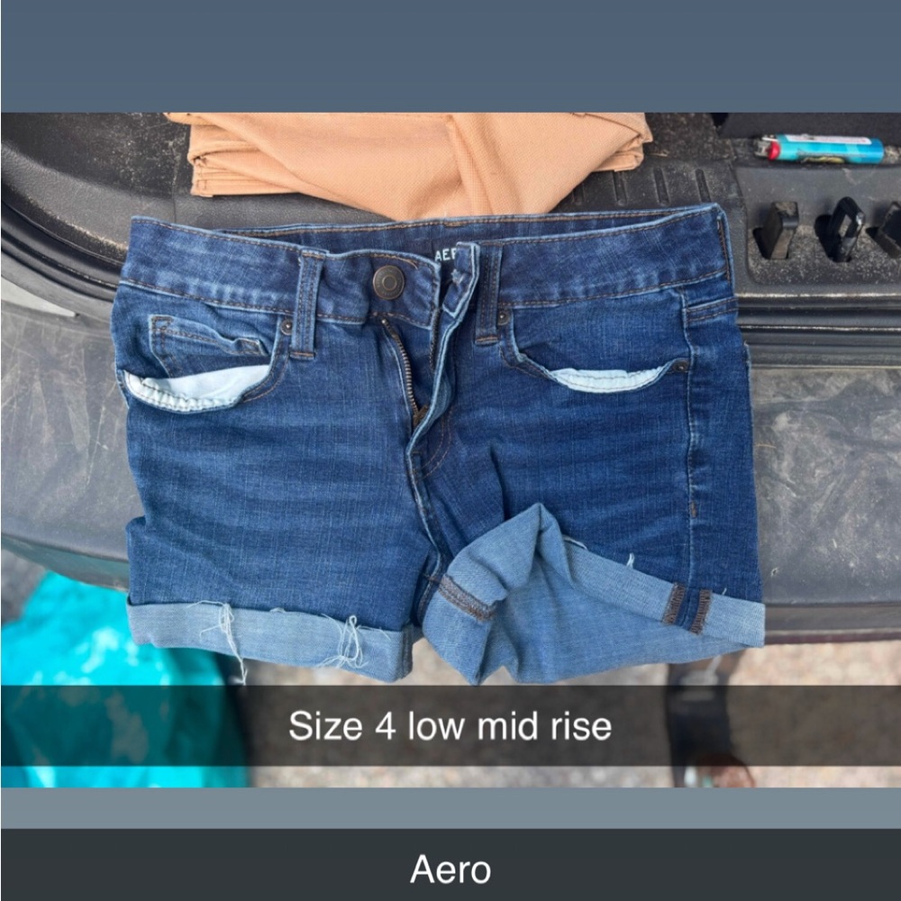 Aero Blue Denim Shorts